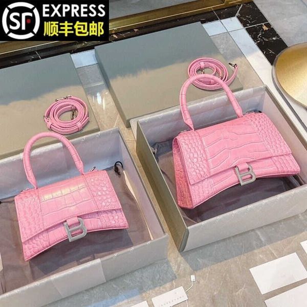 

dhbags1788 bag new fashion alligator hourglass bag red versatile handbag shoulder messenger zgpr, Black;red