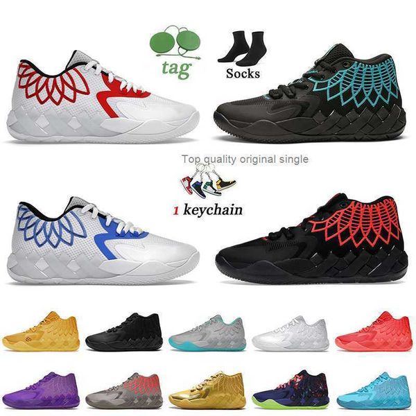 

ball shoes basketball mb.01 morty city 1of1 red blast queen buzz rick and not from here