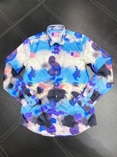 

men's dress shirt slim fit flex collar stretch pint brand clothing men long sleeve dress shirts hip hop style quality cotton 12630, White;black