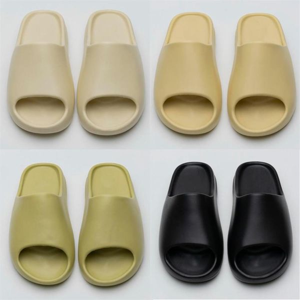 

designer slippers men woman slider vermillion mineral blue onyx pure sandals slide slipper foam ochre runr bone resin clog desert 195q, Black