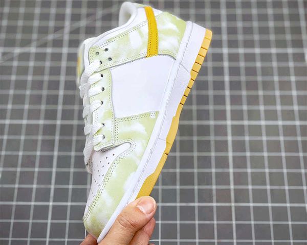 

designer shoes basketball flat chunky dk low yellow white strike trainers sports sneakers