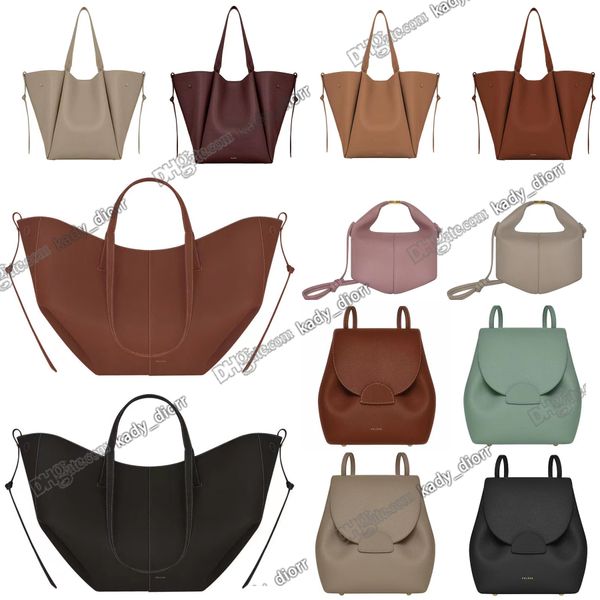 

totes bags polene paris bag beri chalk textured leather handbags shoulder bags crossbody women luxury designer number nine cyme cognac tote