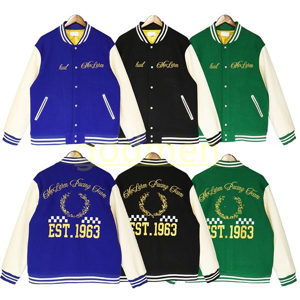

fashion brand mens casual jackets womens striped designer classic cotton patchwork jacket men boy baseball jacket asian size s-xl, Black;brown