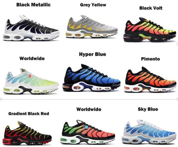 

brand shoes tn plus running psychic blue atlanta white volt triple black orange fuchsia pink aqua silver wolf grey sneakers 36-46 a8, White;red