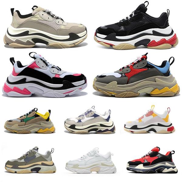 

balencigas balencigas balencaigaity b''balencaigas''designer shoes casual shoes platform sneakers sports trainers triple, Black