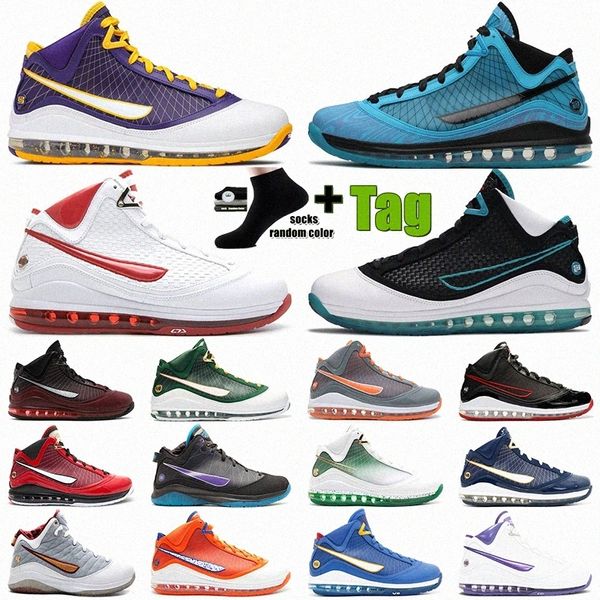

lm mens lebrons 7 low outdoor basketball shoes fresh bred fairfax varsity red lightyear 7s sneaker sports trainers size 40-46 r4e3#