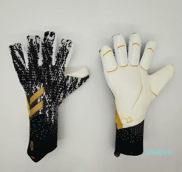 

size 8 9 10 professional goalkeeper soccer goalie gloves football antislip gloves sports gloves9551401, Black