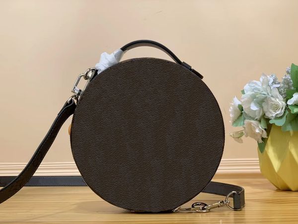 

ladies bag fashion casual high-end quality simple round cake handbag