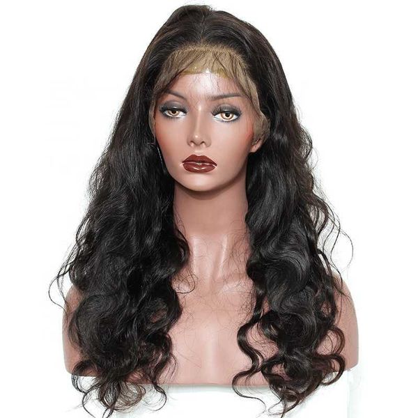 

headwear accessories body wave brazilian human peruvian hair silk base lace wigs