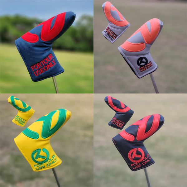 

other golf products putter cover club head covers for pu leather blade headcover with magnetic or velco 221104