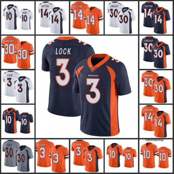 

jersey denver''broncos''men #3 drew lock 14 courtland sutton 30 phillip lindsay 10 jerry jeudy limited''nfl&#0, Black