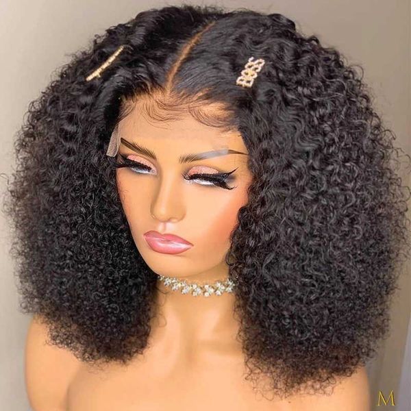 

headwear accessories afro kinky curly raw brazilian virgin frontal closure hd transparent 360 lace front natural human hair wig