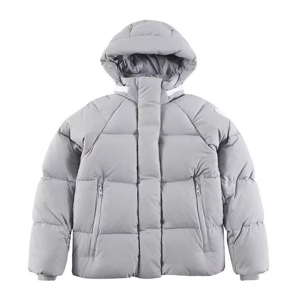 

fashion womens down jacket parka with classic pattern hooded large pocket jackets winter warm short cotton jacket 5 color, Black