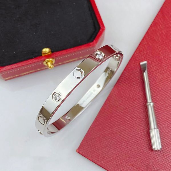

luxury screwdriver livescore tennis bangle designer female bracelet male or female cuffs 18k gold thanksgiving gift 316l stainless steel, Black