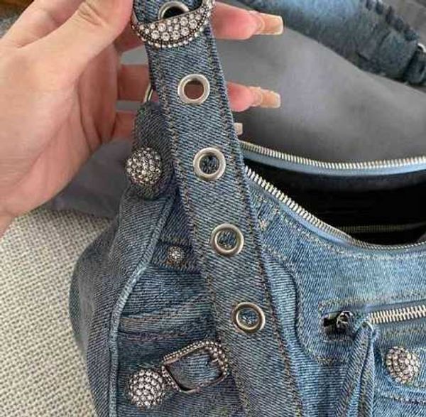 

aher max fashion lecagole leather balenicass biker bag designer diamond studded flash willow nail half month motorcycle spice girl 2023 wome