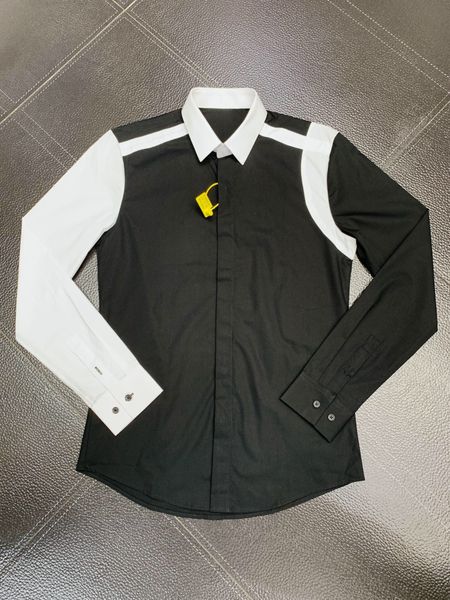 

men's shirt slim fit flex collar stretch pint brand clothing men long sleeve dress shirts hip hop style quality cotton 12634 w6mg, White;black