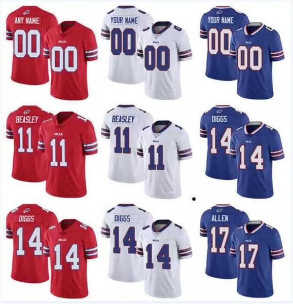 

von miller josh allen jersey stefon diggs buffalo''bills''dawson knox custom football jerseys tre'davious white tre, Black