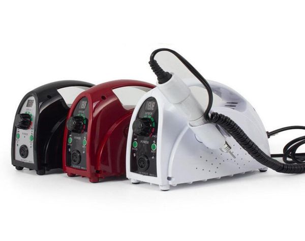 

35000rpm electric apparatus for manicure gel cuticle remover nail art pedicure 65w machine milling drill bits grinding cutters8009649, Silver