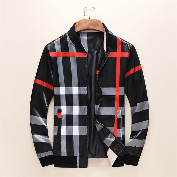 

mens jackets long sleeve windbreaker windrunner men zipper hooded waterproof jacket hoodie coats clothes size m-3xl#28, Black;brown