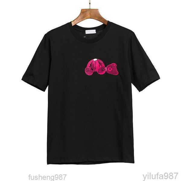 

men's t-shirts 2022 t shirts tshirt palmsss palmssangel city designer limited inkjet graffiti letter printing women's sailboat sho, White;black