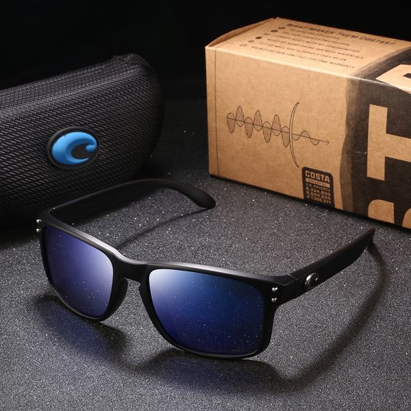 

square polarized sunglasses men ultralight tr90 costa sun glasses for men mirror anti glare driving eyewear male uv400, White;black