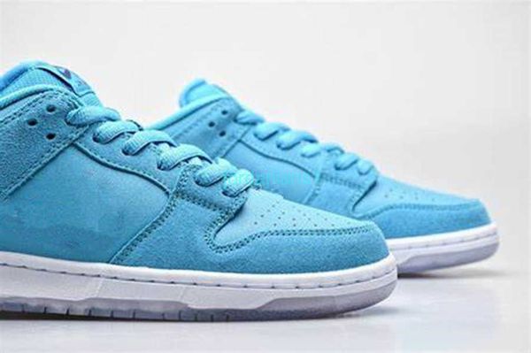 

brand shoes men/women low pro blue fury colorway light-blue suede leather gym training school footwear original, White;red