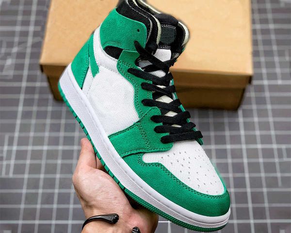 

designer shoes 1 basketball jumpman 1s comfrot stadium green sneakers trainers