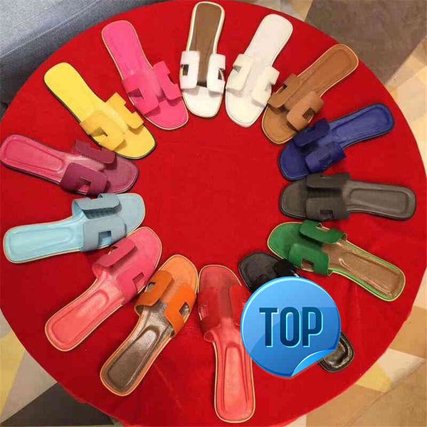 

classic herme slipper fashion woman flat sandals lady cartoon big head wide beach real leather betterel bath l43t, Black