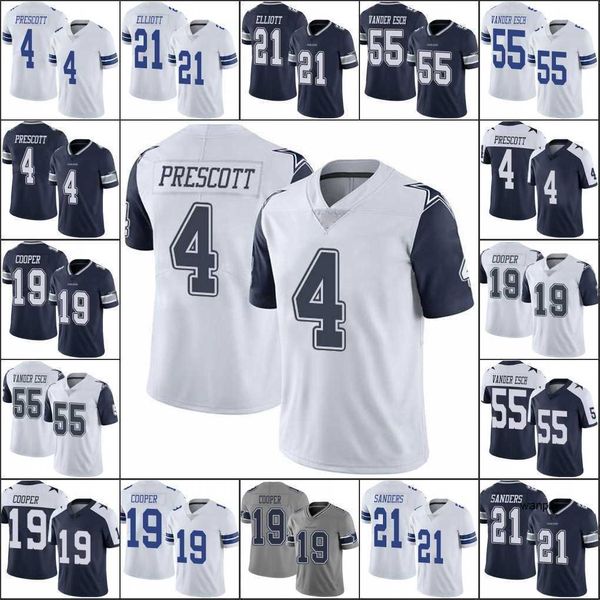

jersey dallas''cowboys''men #19 amari cooper 21 ezekiel elliott 4 dak prescott 55 leighton vander esch limited'&#03, Black