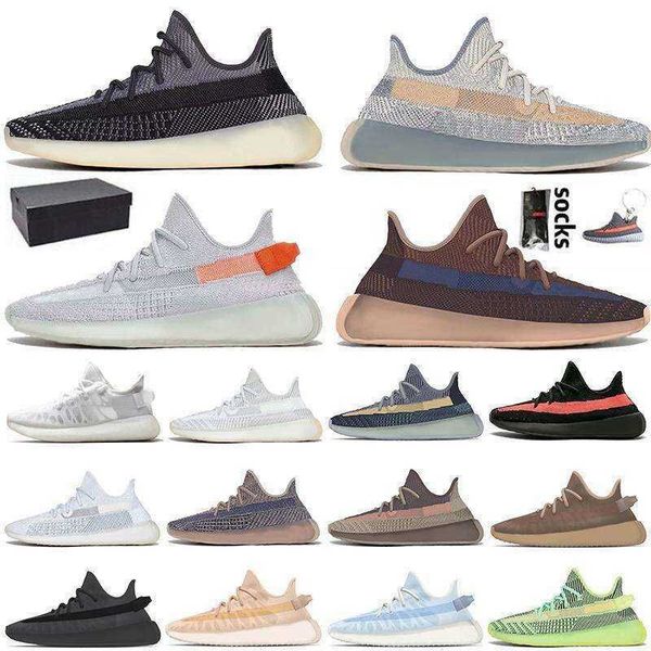 

shoes with box running shoes 2021 fashion mono black white off ice clay mens trainers ash blue pearl stone desert sage c yeezzy yezzzy tpc