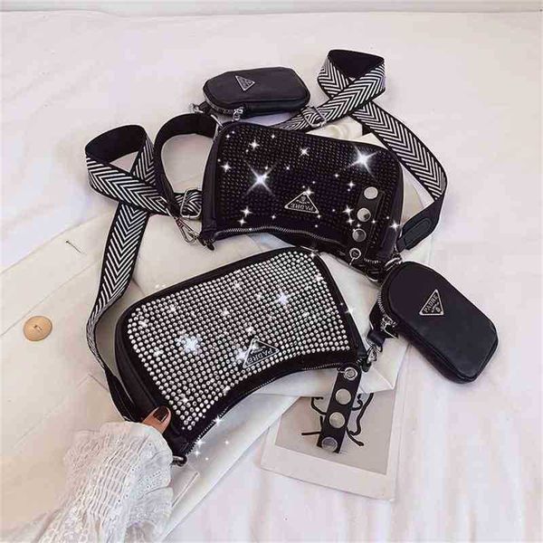 

purse three in one small bag women's new chest sling shoulder messenger armpit