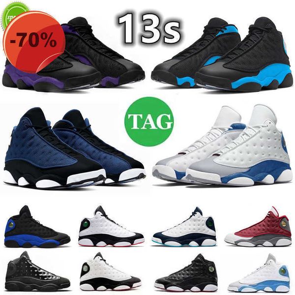 

2022 jumpman 13 13s men basketball shoes unc french brave blue del sol obsidian court purple red flint grey toe chicago black cat hyper