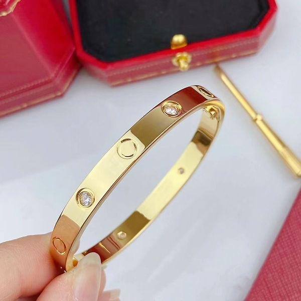 

fashion screwdriver bracelet classic designer bangle men's and women's cuffs 18k gold gift 316l stainless steel factory, Black