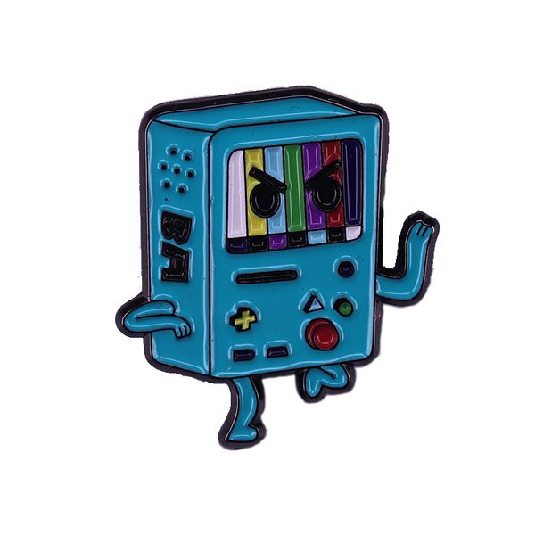 

barely alive gameboy pin brooch anime brooch badges game brooch, Blue