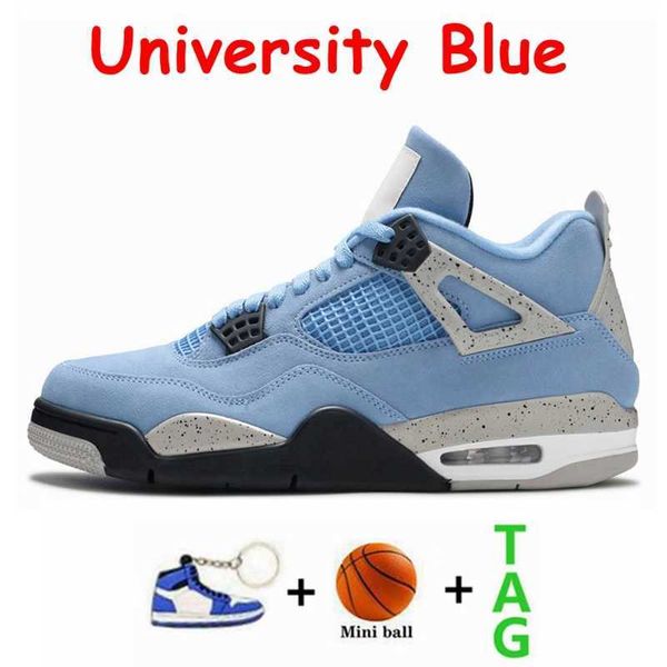 

university blue jumpman 4 men basketball shoes 4s fire red black cat retro white oreo sail lighting red thunder sneaker women trainer with t