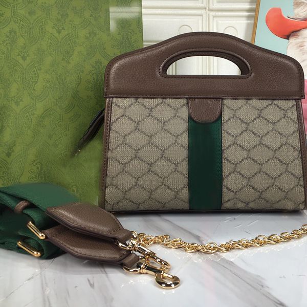 

ophidia small tote with web bag canvas brown leather trim gold-toned hardware handbag luxury designer double g crossbody chain shoulder bags