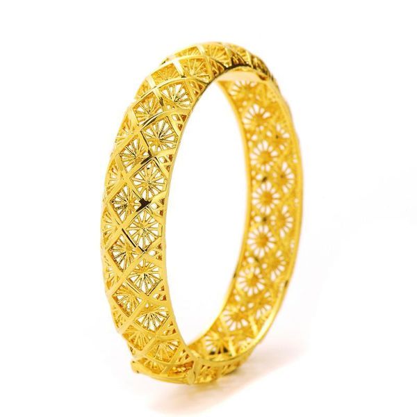 

bangle bangle fashion dubai bracelets jewelry gold color ethiopian bangles for women africa arab items wholesale wedding gift drop de dhfl0, Black