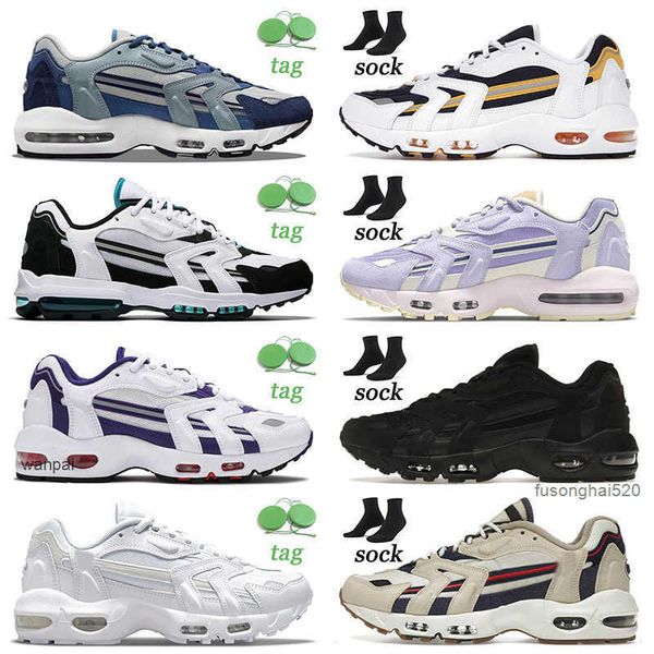 

2022 arrival 96 running shoes trainers 96s pure platinum purple dawn beach goldenrod mystic teal midnight navy sneakers triple air nks jordo, Black