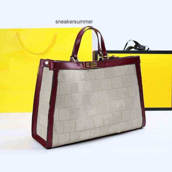 

fend designer handbags classic embroidered canvas shoulder bag large capacity style handbag portable handbags crossbody shoulderbag dw36