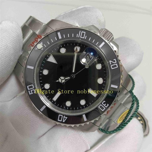 

7 style with original box n factory watch 904l v5 version men's 41mm date black dial 126610 ceramic 126610ln 126613ln 126618 294z, Slivery;black