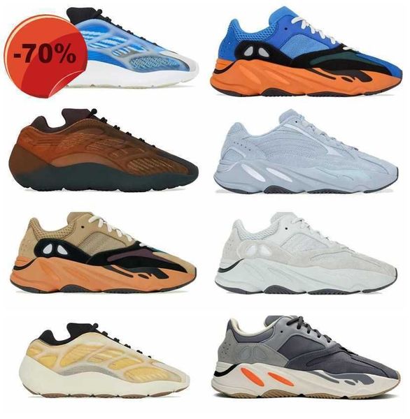 

shoes 700 running shoes sneakers reflective tephala runner solid colored grey black 2022 700 v2 v3 inertia 3m vanta men yeezzy yezzzy tmh