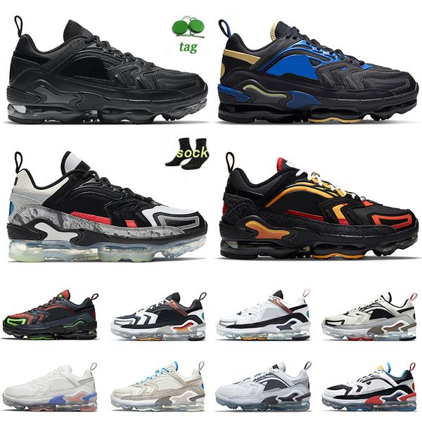 

vp vapours mx evo running shoes jogging sports outdoor men women leahter mesh triple black white first use sand midnight navy off runner tra