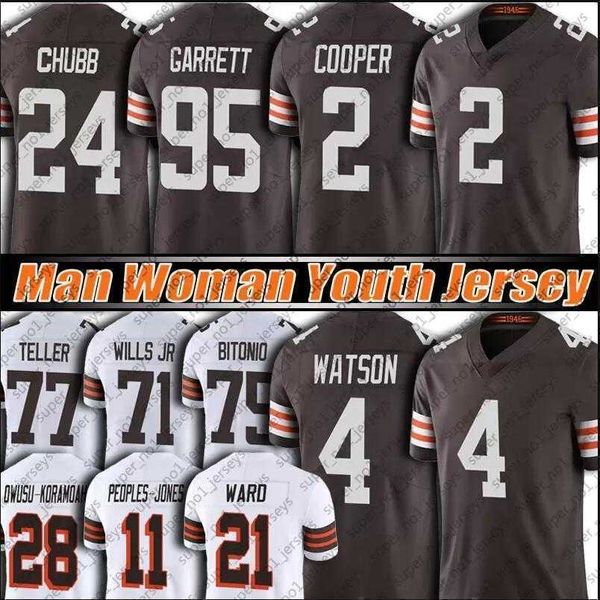 

deshaun watson jersey shirt shirt polos s s mens custom cleveland''browns''24 nick chubb amari cooper myles garrett denz, Black