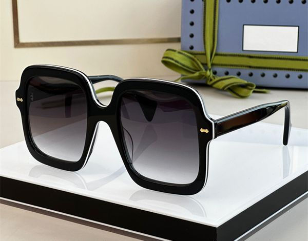 

fashion designer women 1241 sunglasses vintage square shape oversized acetate sun glasses outdoor trendy and versatile style anti-ultraviole, White;black