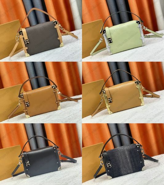 

side trunk pm box shape shoulder bag 2023 early spring cruise series classic monograms canvas designer cross body m46358