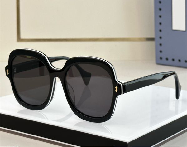 

fashion designer women 1240 sunglasses vintage square shape oversized acetate sun glasses outdoor simple atmosphere style anti-ultraviolet c, White;black