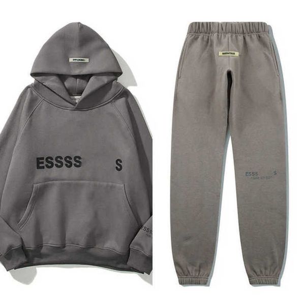 

luxury fashion men's sweatshirts tracksuits brand es letter hoodies sports pants suit boy hooded sweater casual pullover men women cou, Gray