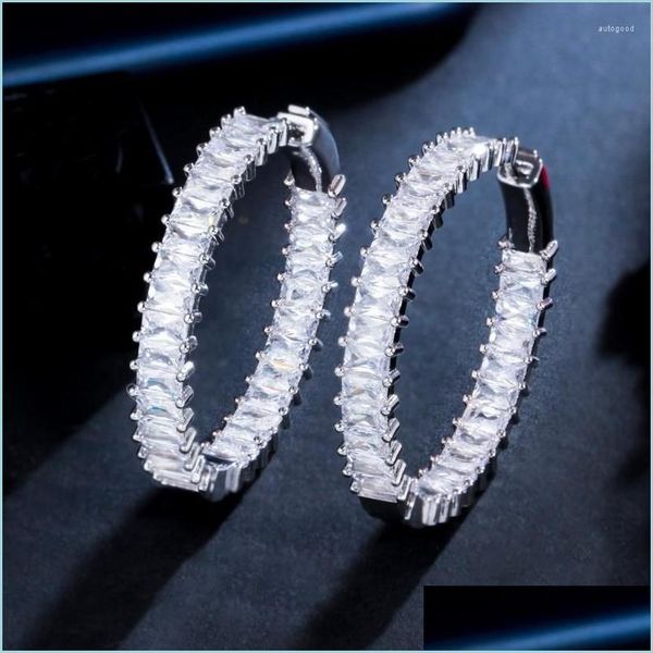 

dangle chandelier dangle earrings 2022 luxury gold sier color rec for women anniversary gift jewelry wholesale e7087 drop delivery dhqz6, Silver