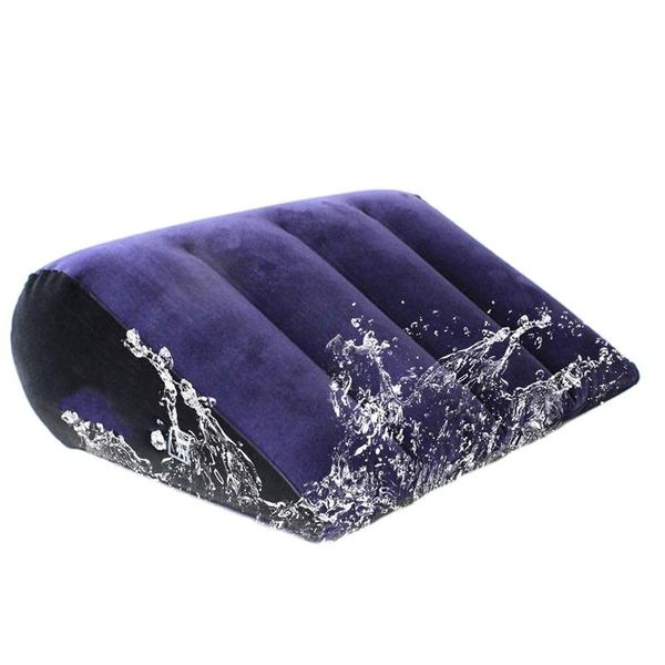 

costumes funny inflatable love pillow cushion aid position furniture couple air magic love game toy improve chances of pregnan, Black