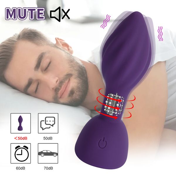 

costumes silicone pull bead anal vibrators for men prostate masturbator erotic massager butt plug dildos remote control anal toy co, Black